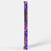  roze en paarse bloemen samsung galaxy hoesje (Rechterkant)