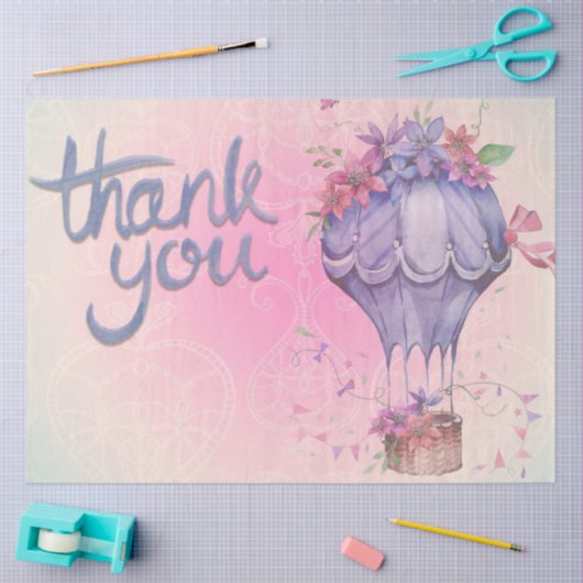 roze en paarse bloemen tissuepapier (Craft)