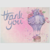 roze en paarse bloemen tissuepapier (Voorkant)