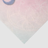 roze en paarse bloemen tissuepapier (Detail)