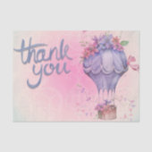 roze en paarse bloemen tissuepapier (Voorkant)