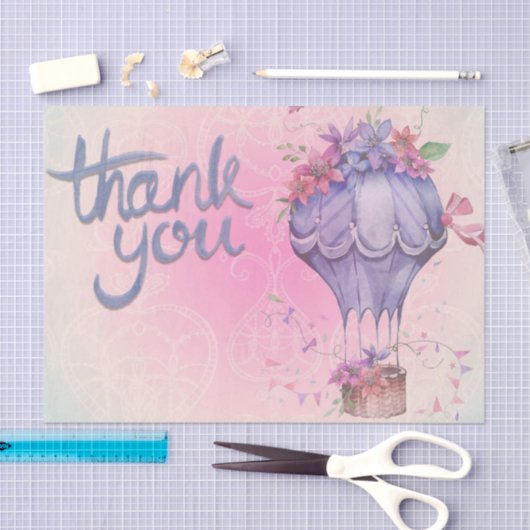 roze en paarse bloemen tissuepapier (Craft)