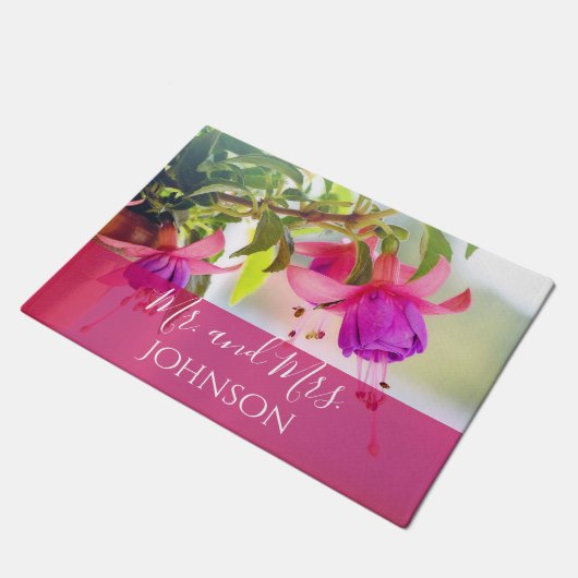 Roze en Paarse BloemenM. en Mevr. Deurmat (Schuin)