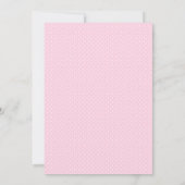 Roze en Paarse Bloemige Bruidsfeest Bedankt (Achterkant)