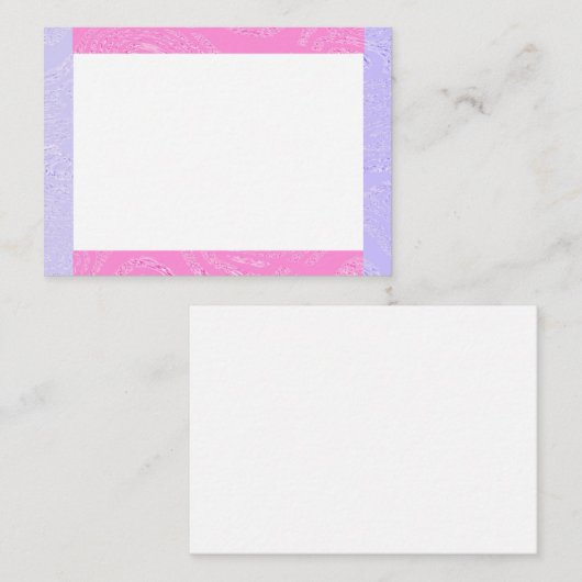 Roze en Paarse briefkaarten (Voorkant / Achterkant)