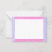 Roze en Paarse briefkaarten (Voorkant)