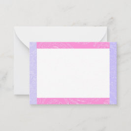Roze en Paarse briefkaarten