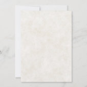 Roze en paarse bruiloft met florale budgetten kaart (Achterkant)