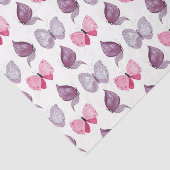 Roze en Paarse butterflies (Design 64 Roze reeks) Tissuepapier (Detail)