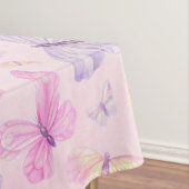 Roze en Paarse Butterfly Party Tafeldoek Tafelkleed (Voorbeeld)