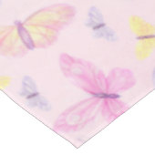 Roze en Paarse Butterfly Party Tafeldoek Tafelkleed (Gekanteld)