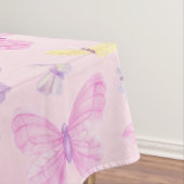 Roze en Paarse Butterfly Party Tafeldoek Tafelkleed (Voorbeeld)