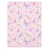 Roze en Paarse Butterfly Party Tafeldoek Tafelkleed (Voorkant)