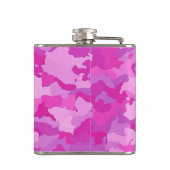 Roze en Paarse Camo Heupfles (Achterkant)
