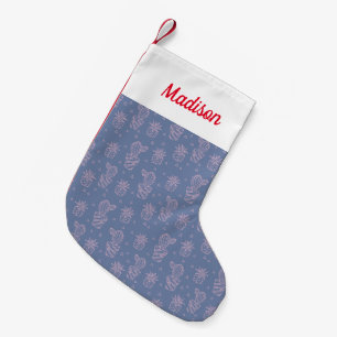 Roze en Paarse Cartoon Cactus Patroon Kleine Kerstsok