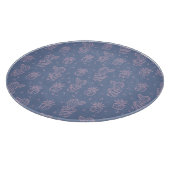 Roze en Paarse Cartoon Cactus Patroon Snijplank (Hoek)