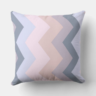 Roze en Paarse Chevron Pattern Kussen
