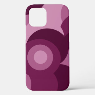 Roze en paarse cirkelenpatroon Case-Mate iPhone case