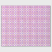 Roze en paarse cirkels cadeaupapier (Vlak)