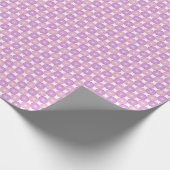 Roze en paarse cirkels cadeaupapier (Hoek)