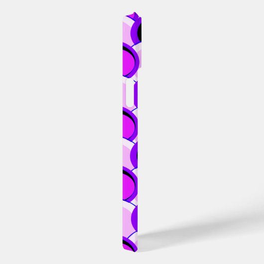 Roze en Paarse cirkels Case-Mate iPhone Case (Achterkant / Rechts)