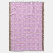 Roze en paarse cirkels deken (Voorkant Verticaal)