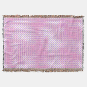 Roze en paarse cirkels deken