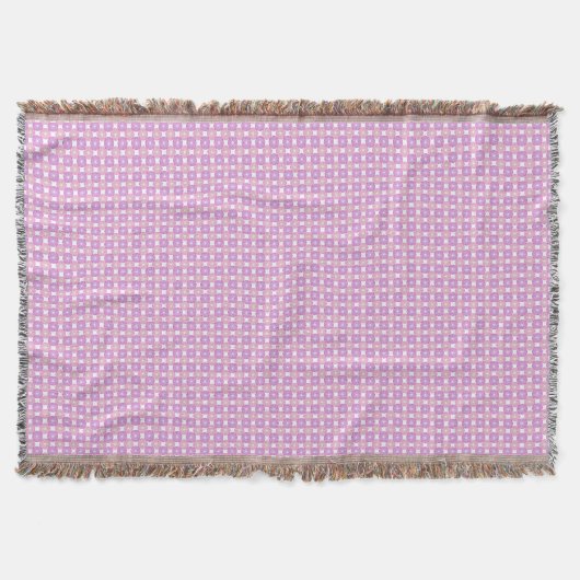 Roze en paarse cirkels deken (Voorkant)