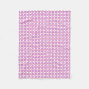 Roze en paarse cirkels fleece deken