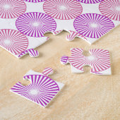 Roze en paarse cirkels legpuzzel (Zijkant)