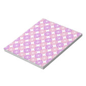 Roze en paarse cirkels notitieblok (Linkerzijde)