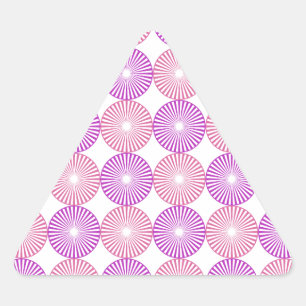 Roze en paarse cirkels sticker