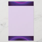 Roze en Paarse cirkelvormig abstract ontwerp Briefpapier (Voorkant)