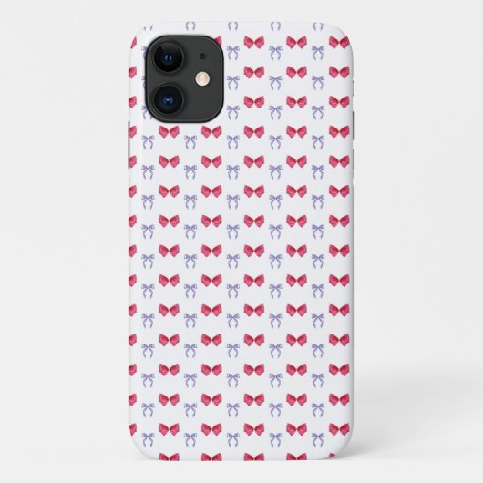 Roze en Paarse Coquette Bows Case-Mate iPhone Case (Achterkant)
