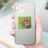 Roze en Paarse Dahlia Motivatie Sticker (Telefoon)