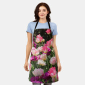 Roze en Paarse Delight Schort (Gedragen)