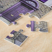 Roze en Paarse deuren van Dublin Legpuzzel (Zijkant)