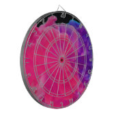 Roze en Paarse digitale rook Dartbord (Voorkant Links)
