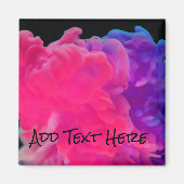 Roze en Paarse digitale rook Magneet (Voorkant)