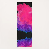 Roze en Paarse digitale rook Yogamat (Voorkant)
