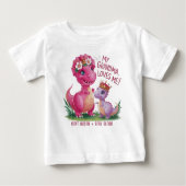 Roze en Paarse Dino's Mijn grote tante houdt van m (Voorkant)