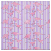 Roze en Paarse Dinosaur Fabric Stof (Swatch)