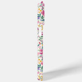 Roze en paarse Ditsy-bloemen Monogram Case-Mate iPhone Case (Achterkant / Rechts)
