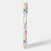 Roze en paarse Ditsy-bloemen Monogram Case-Mate iPhone Case (Achterkant / Rechts)