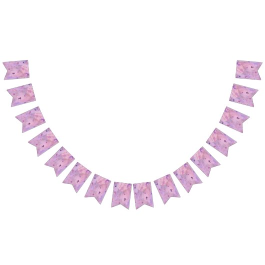 roze en paarse eenhoorn - en stervormig ontwerp -  vlaggetjes (Alle)