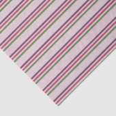 Roze en Paarse eenvoudige streep Tissuepapier (Detail)