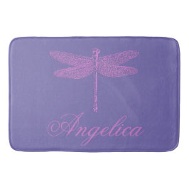 Roze en Paarse Fantasy Dragonfly Badmat