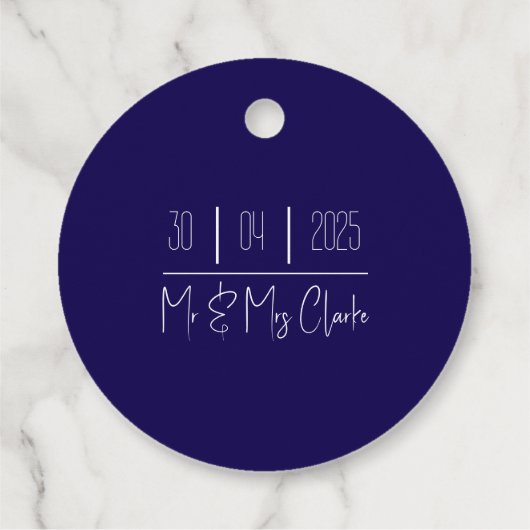 Roze en paarse floraal bedankjes labels (Achterkant)