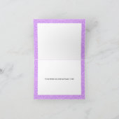 Roze en Paarse Floral Quinceanera Hartelijk dank (Binnen)