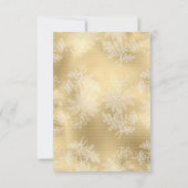 Roze en Paarse Floral Wedding RSVP Kaartje (Achterkant)